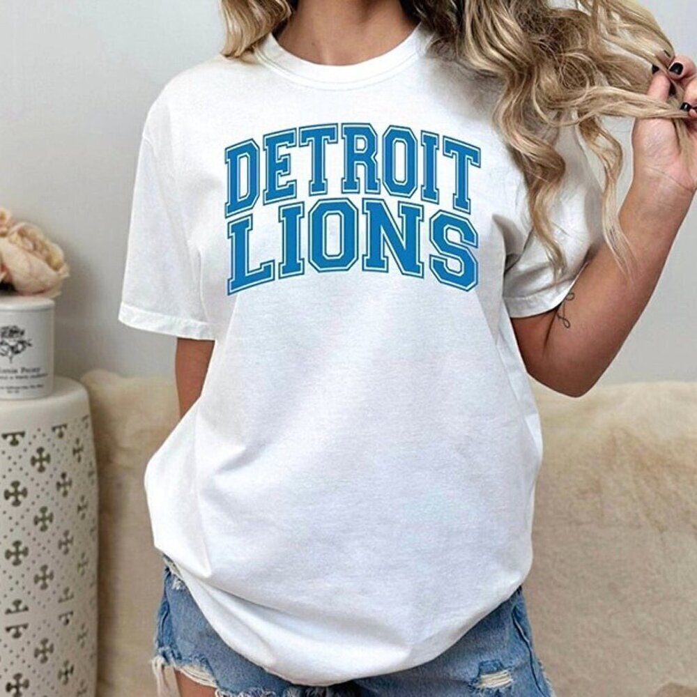 Detroit Lions Retro Our Year NFL Football Team Fan Sports Graphic T-Shirt